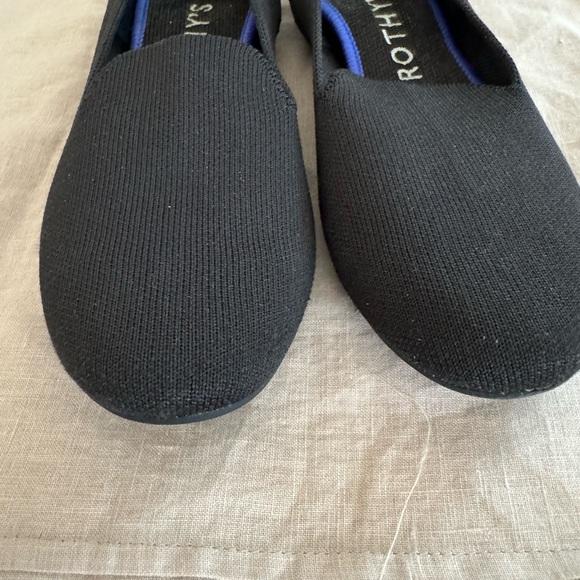 Rothy’s black woven flats. - Picture 2 of 5